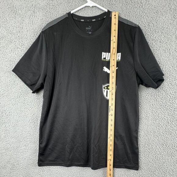 Puma 1948 Shirt Mens Large Black Short Sleeve Athletic - Picture 4 of 8